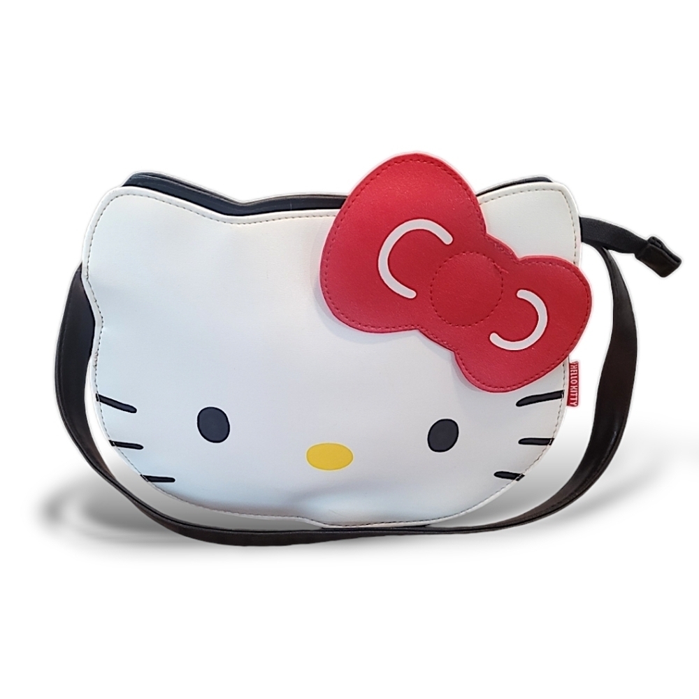 2003 Sanrio Hello Kitty Large Face Shoulder Bag